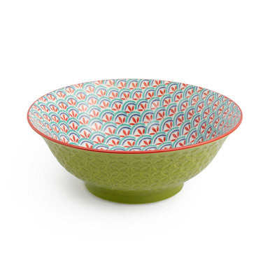 GREEN & BLUE RAMEN BOWL 21 CM