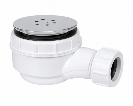 McAlpine shower trap with 19mm water seal for reliable shower drainage and odour prevention.