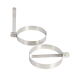 KITCHEN CRAFT SET OF 2 STAINLESS STEEL ROUND EGG RINGS