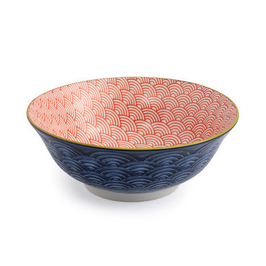 BLUE RED RAMEN BOWL