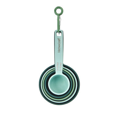 BLUE MEASURING CUP SET OF 5 GREEN