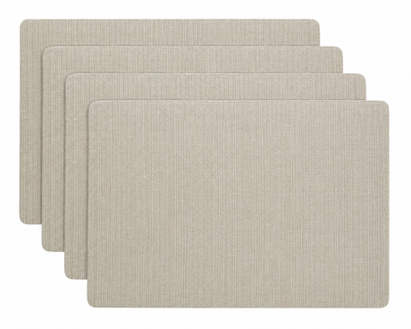Rectangle placemats pack of 4 for protecting dining tables during everyday meals and entertaining.