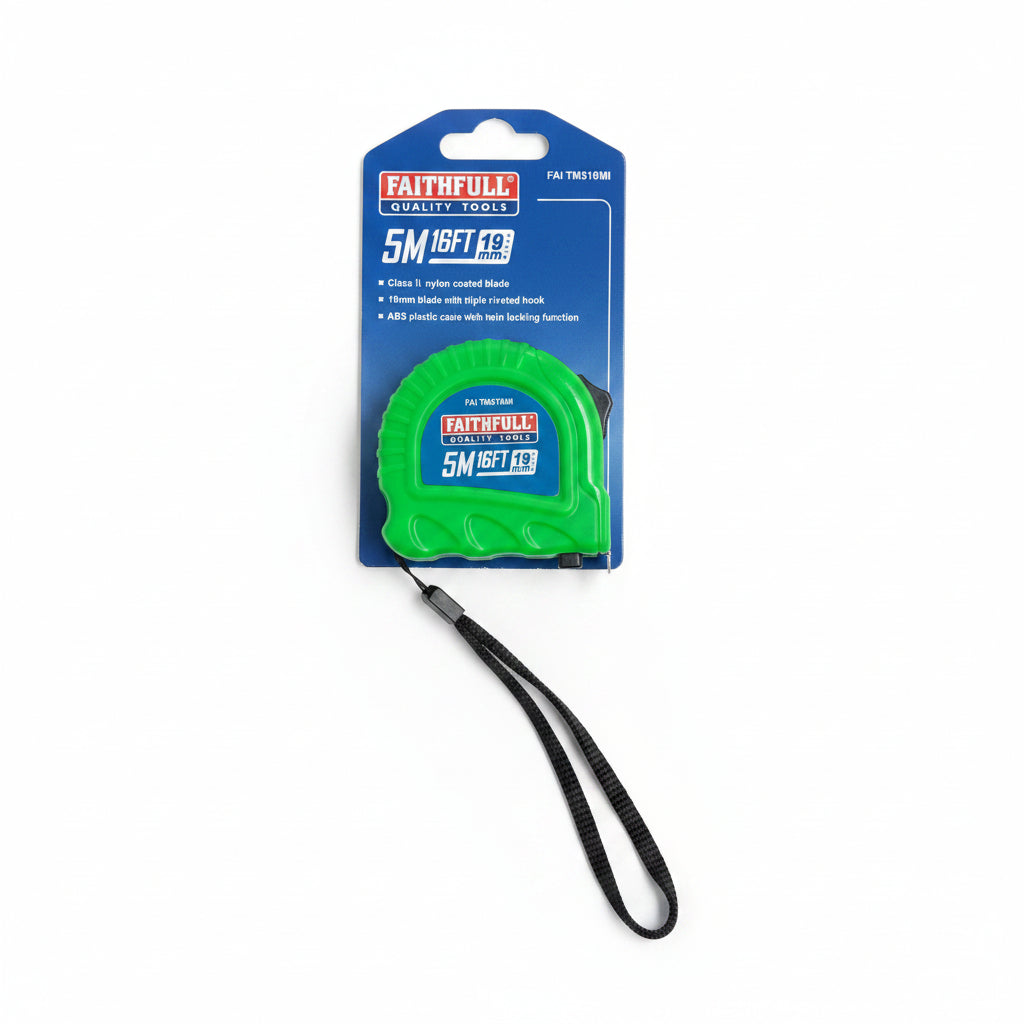 Faithfull Twin Lock Tape Measure 5m