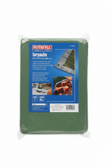 Faithfull Tarpaulin Green/Silver 12ft x 9ft