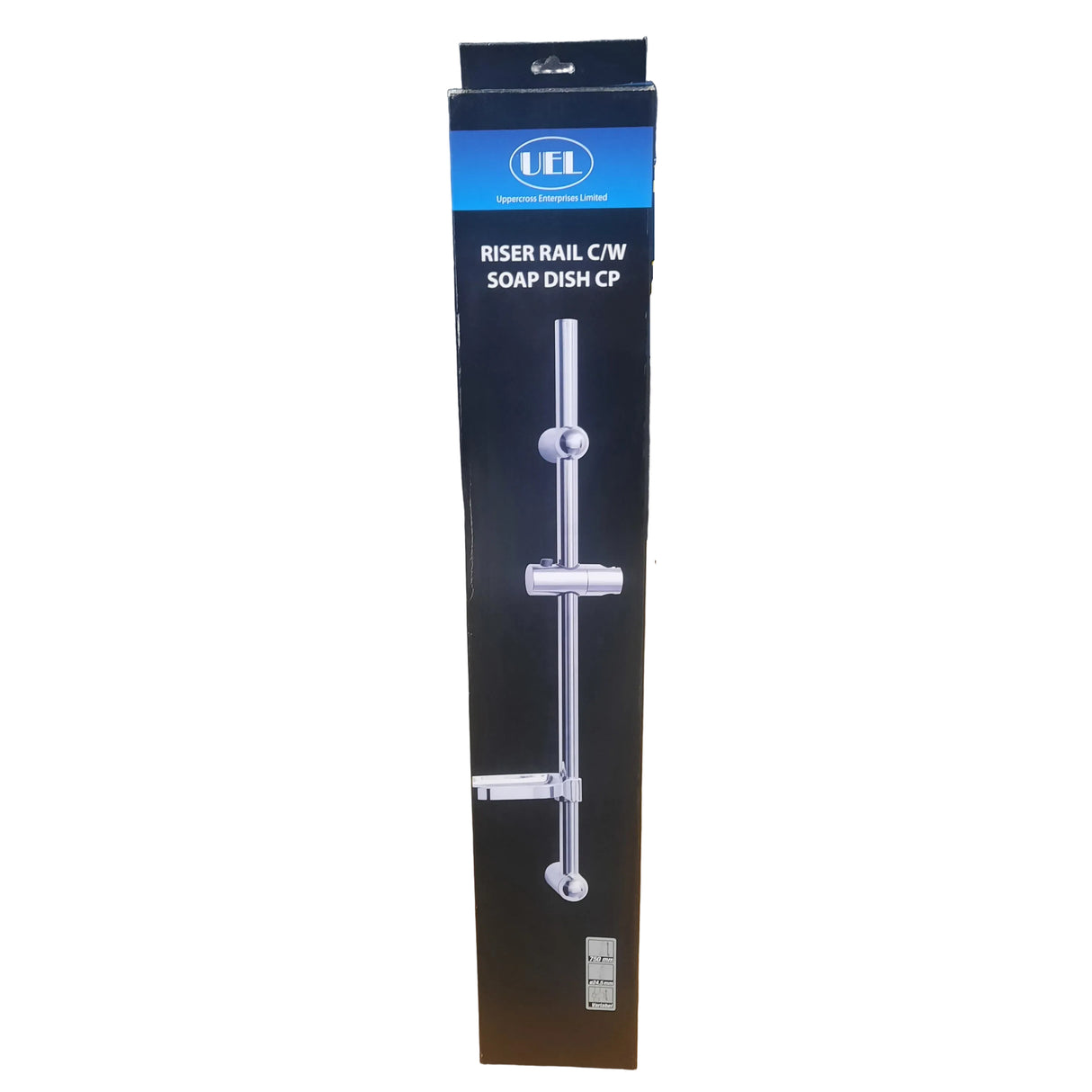 RISER RAIL C/W SOAP DISH CP