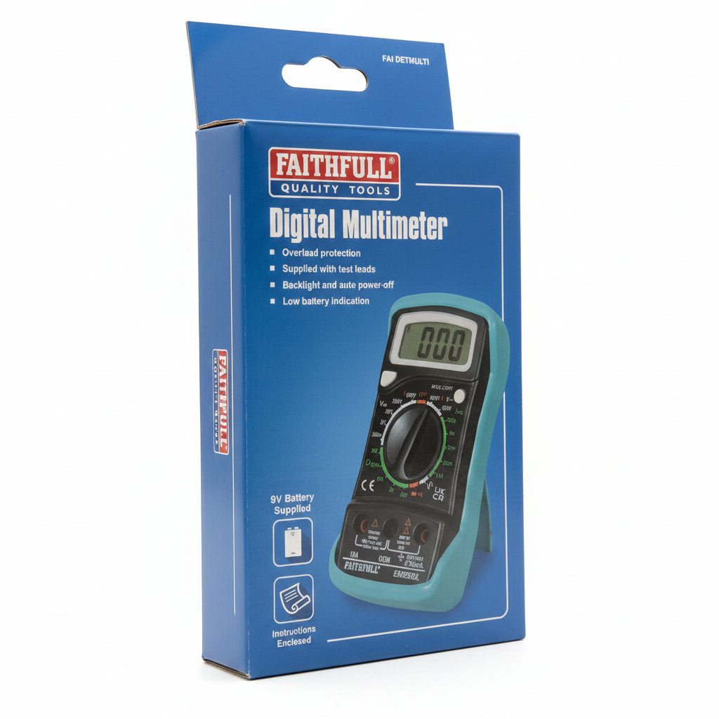 Faithfull Multimeter LCD Display