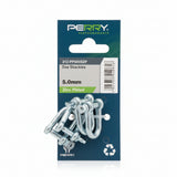 Perry Dee Shackles 5mm Zinc Plated Pack of 4