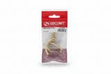 Brass Robe Hooks 50mm Polished Pack of 2