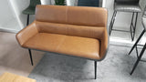 Rebecca Bench Cognac Leather