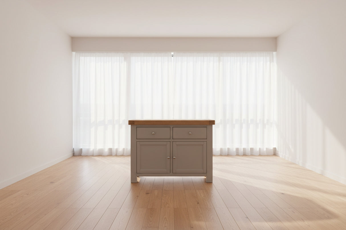 SALCOMBE SMALL SIDEBOARD LIGHT GREY