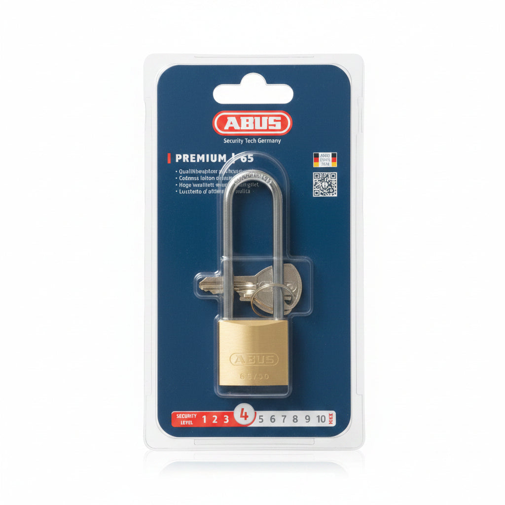 Abus 65 Series 63mm Shackle Brass 30mm Padlock