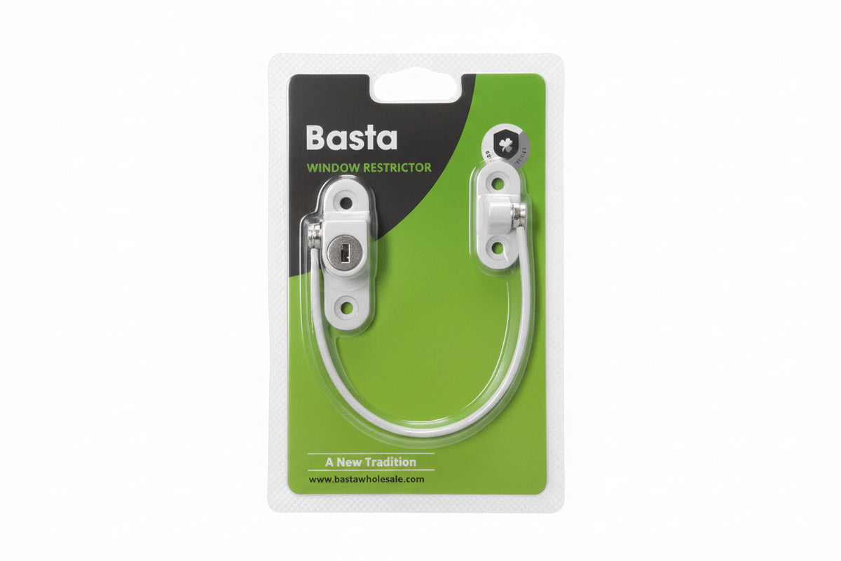 Basta Locking Window Restrictor White