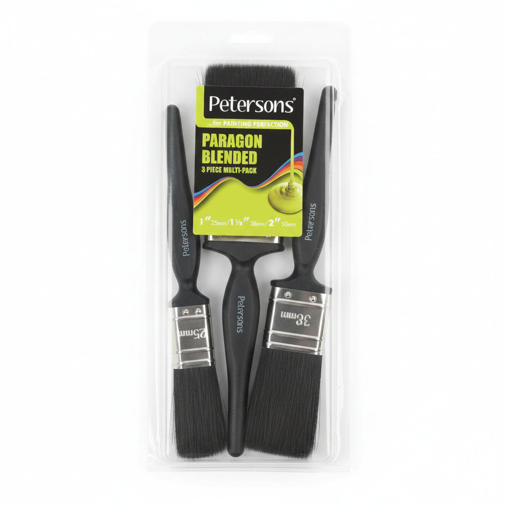 Petersons Paragon Blended Paint Brush Pack of 3