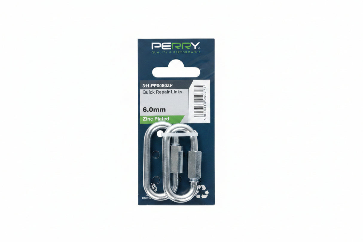 Perry Quick Repair Links Zinc Plated 6mm
