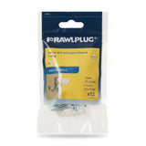 Rawlplug Nylon Self Drill Plasterboard Fixings Pack of 12