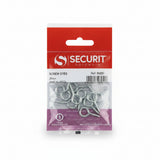 Screw Eyes 25mm Zinc Plated Pack of 12