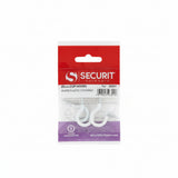 White Shouldered Cup Hook 25mm Pack of 5