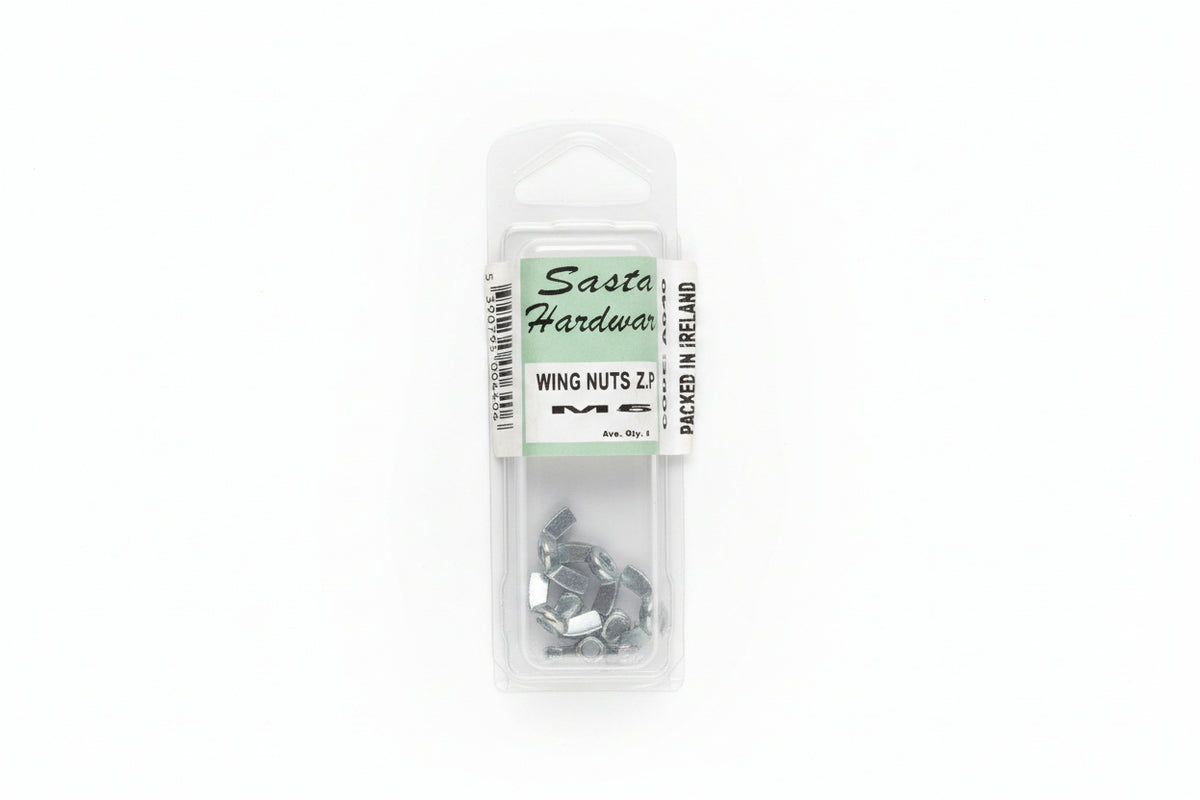 Sasta Wing Nuts Zinc Plated M5 Pack of 5