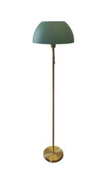 Bella Brass Floor Lamp - Green
