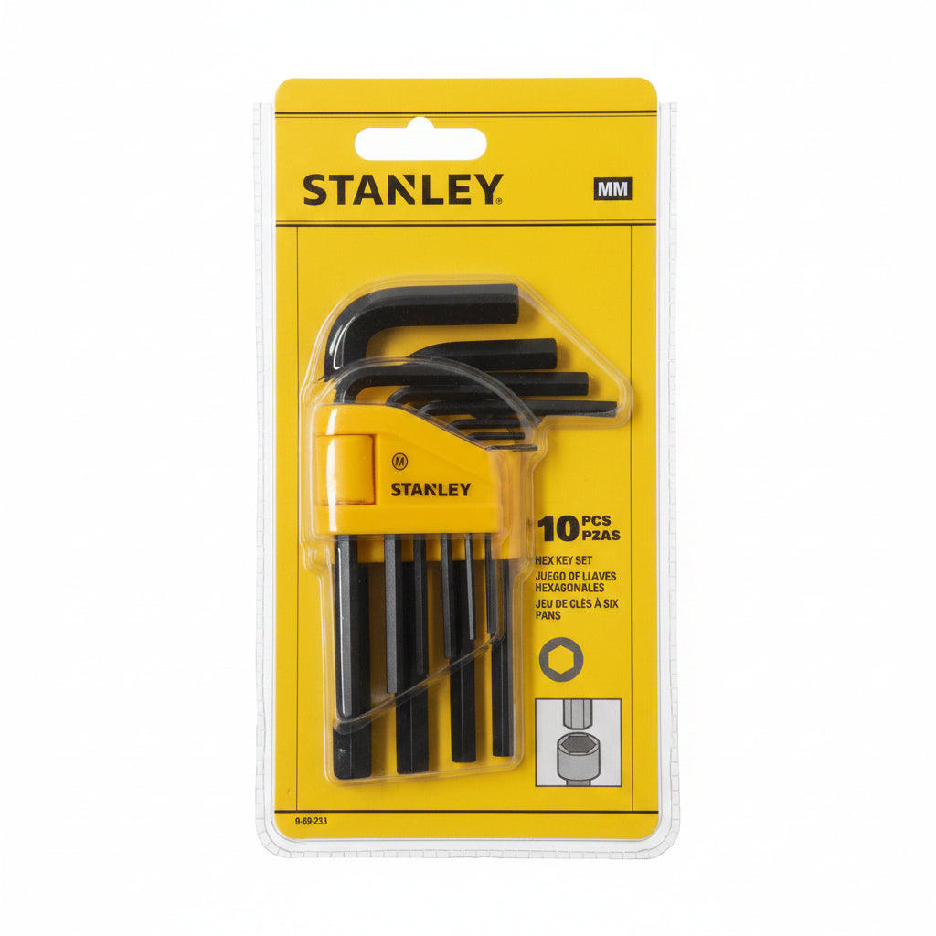 Stanley Metric Hexagon Key Set 10 Piece