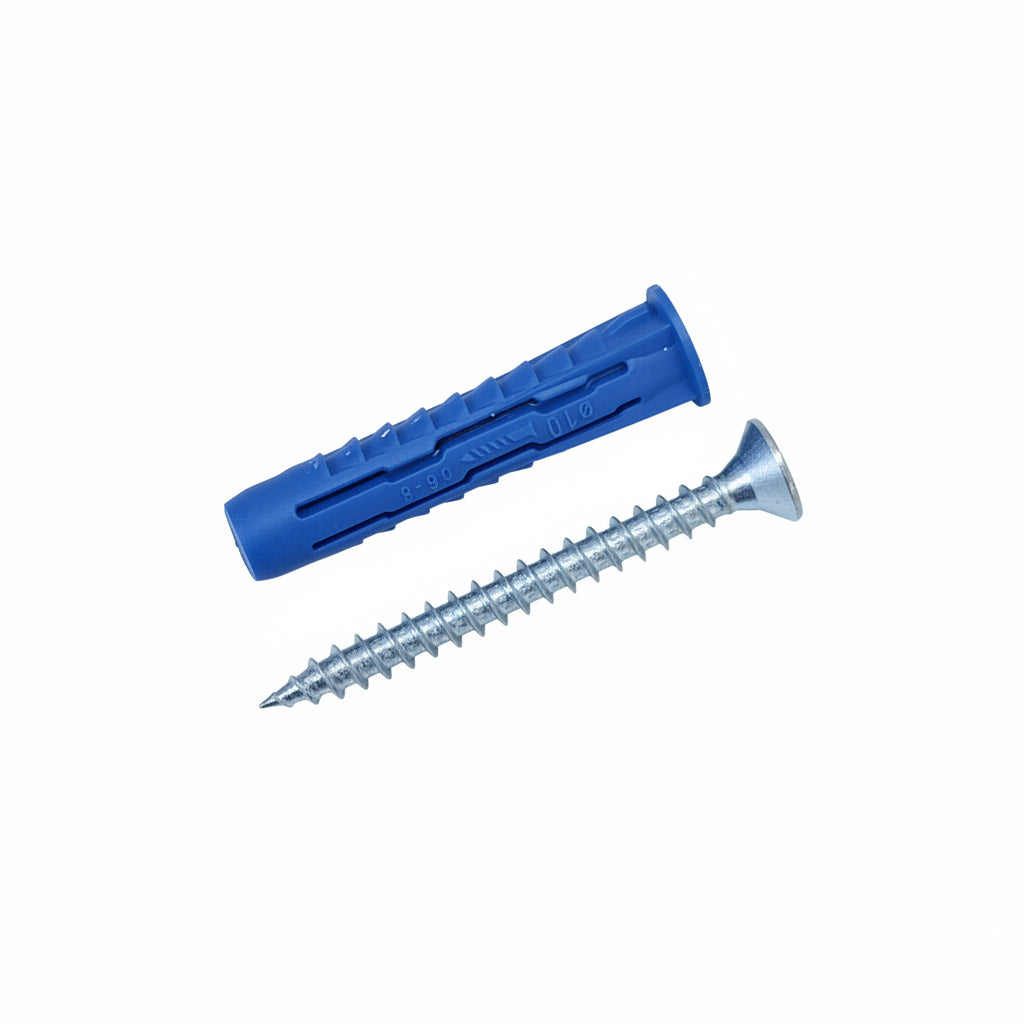 Rawlplug 4 All Nylon Universal Plug 10mm with Screws Pack of 10