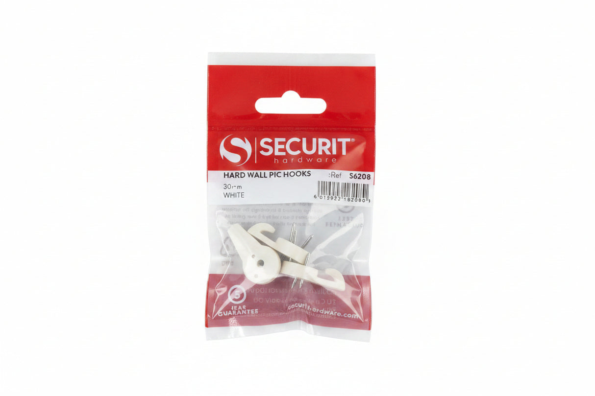 Wall Picture Hook 30mm Pack of 3