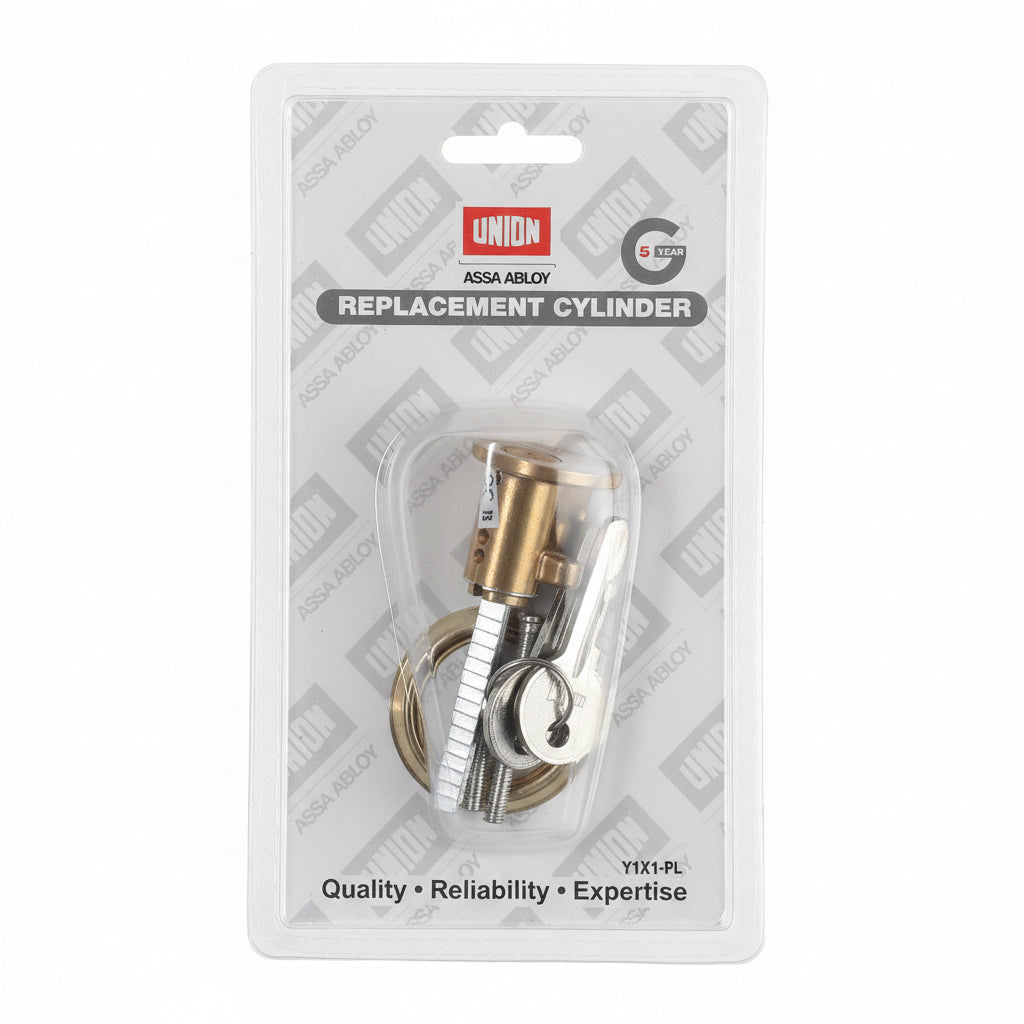 Union Replacement Brass Rim Cylinder