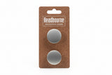 Headbourne Decorative Knobs Classic Satin Nickel 32 Pack of 2