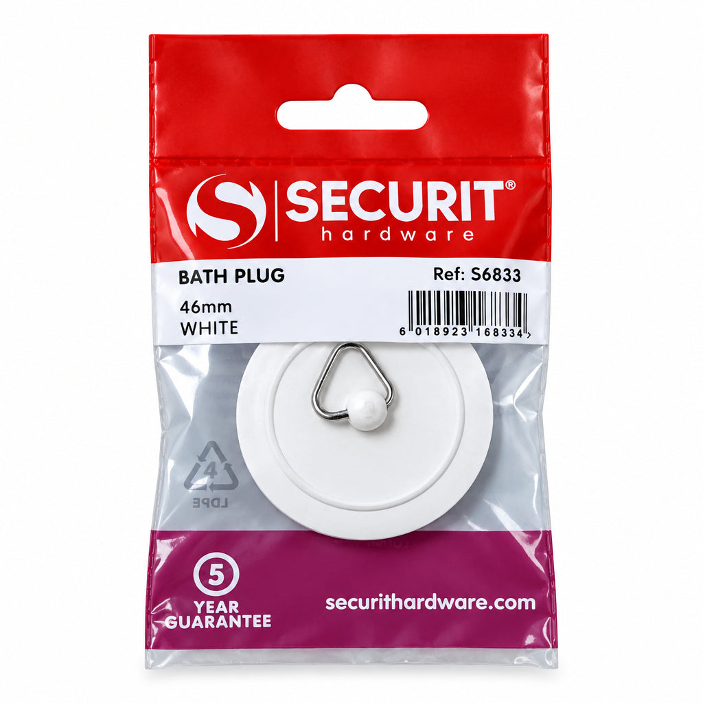 Bath Plug 46mm White