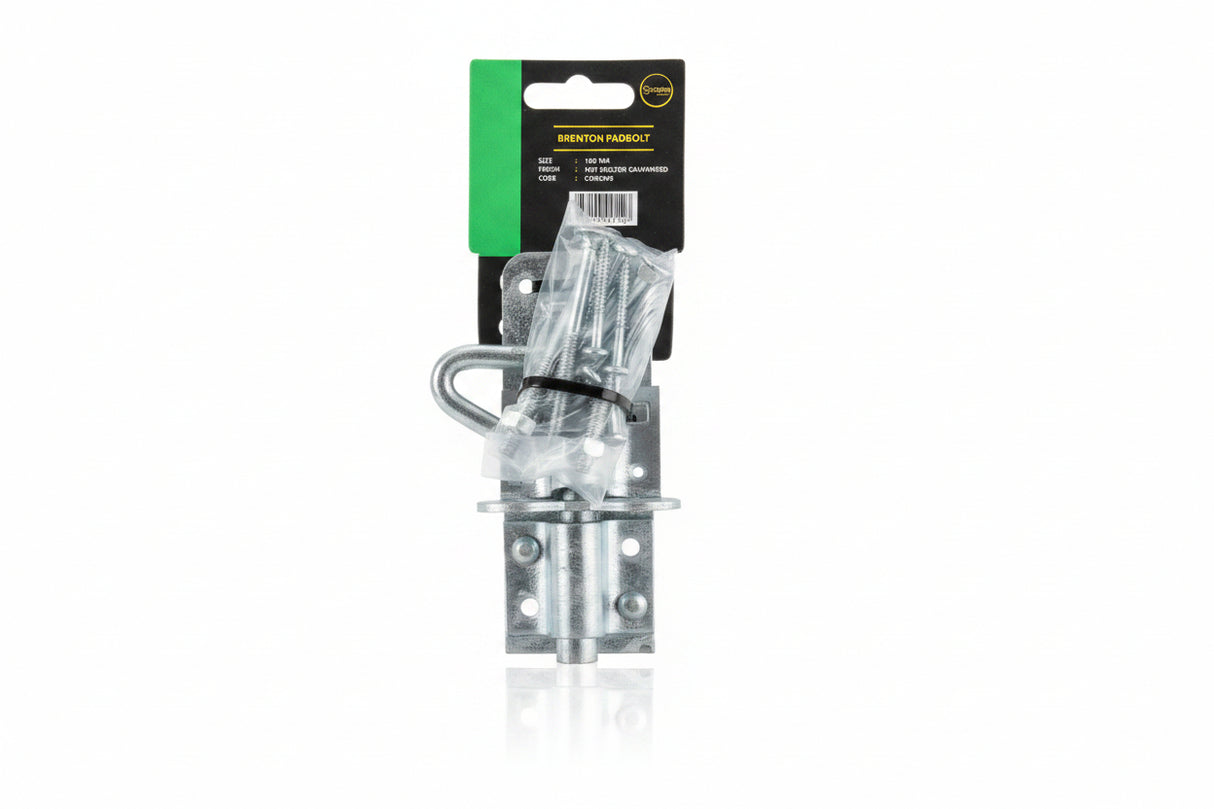 Brenton Galvanised Padbolt 100mm