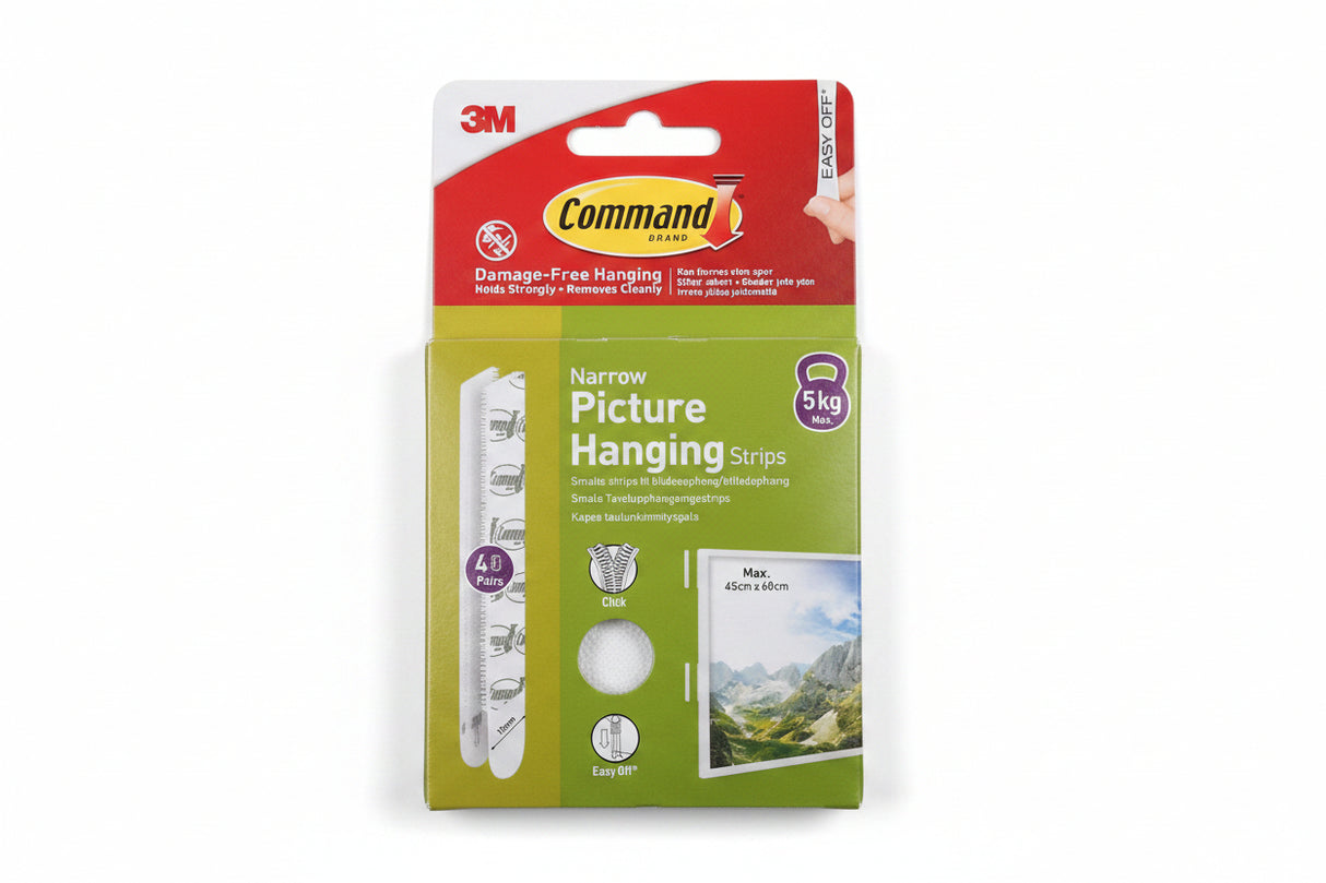 3M Command Narrow Picture Hanging Strips