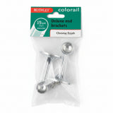 Rothley Chrome Deluxe End Brackets 19mm