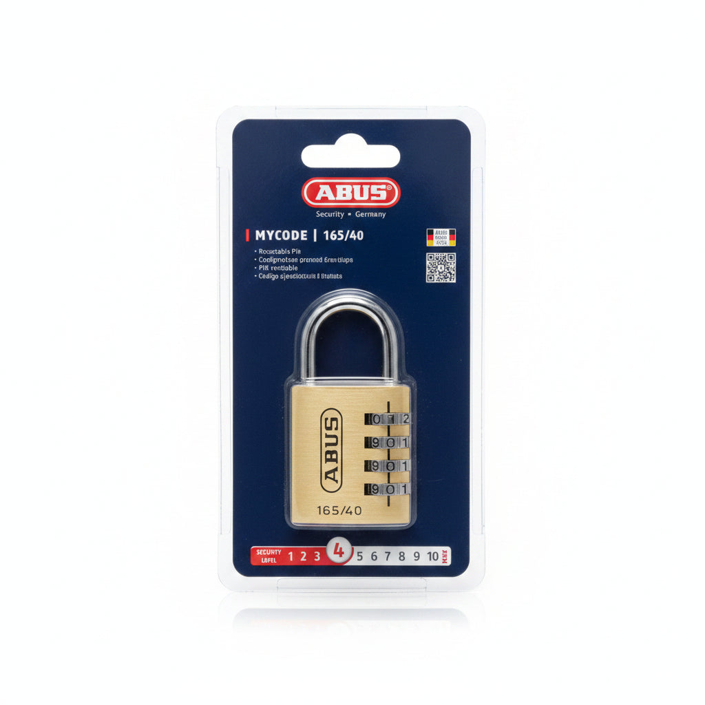 Abus 165 Series Brass Combination Padlock 40mm