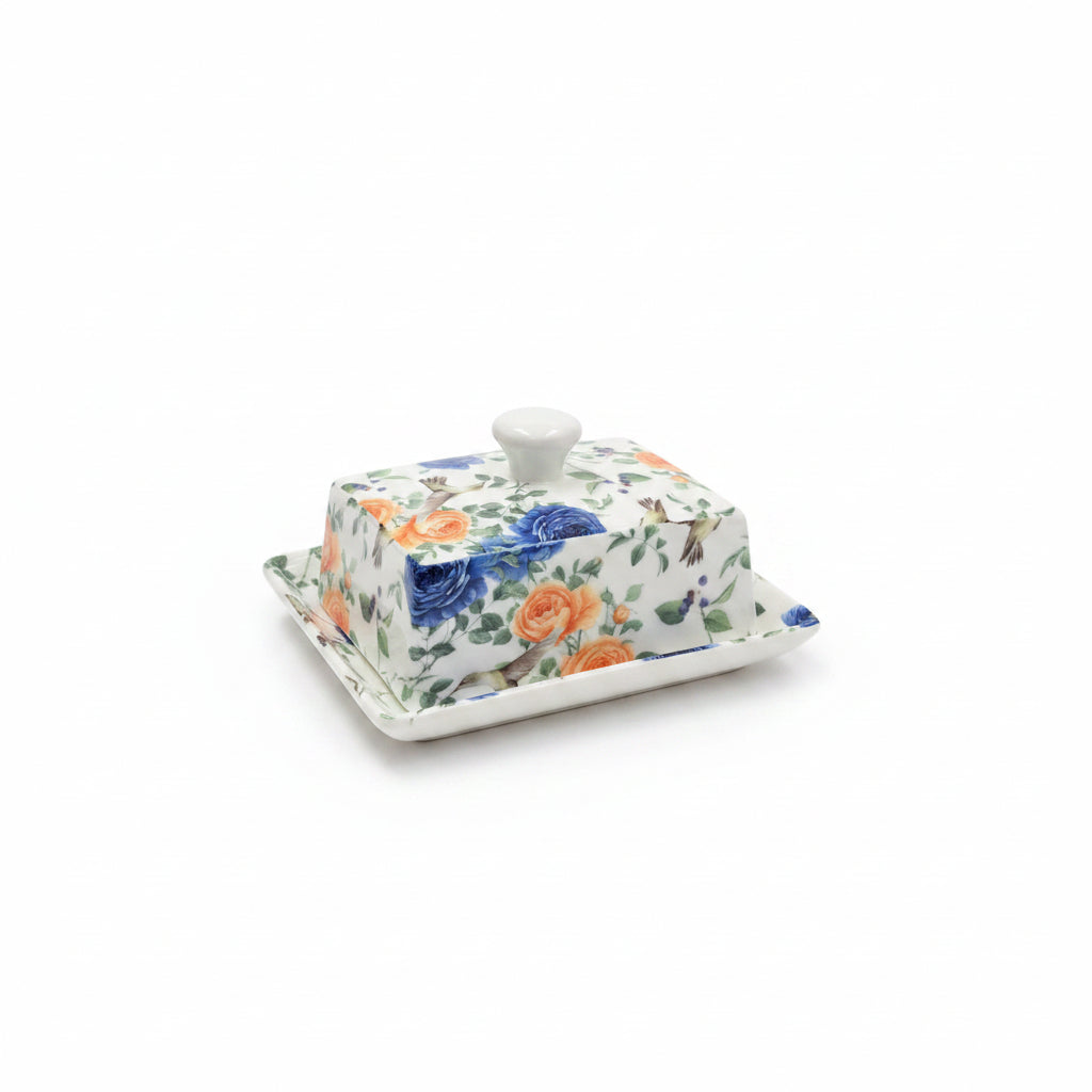 BLUE ROSA BUTTER DISH