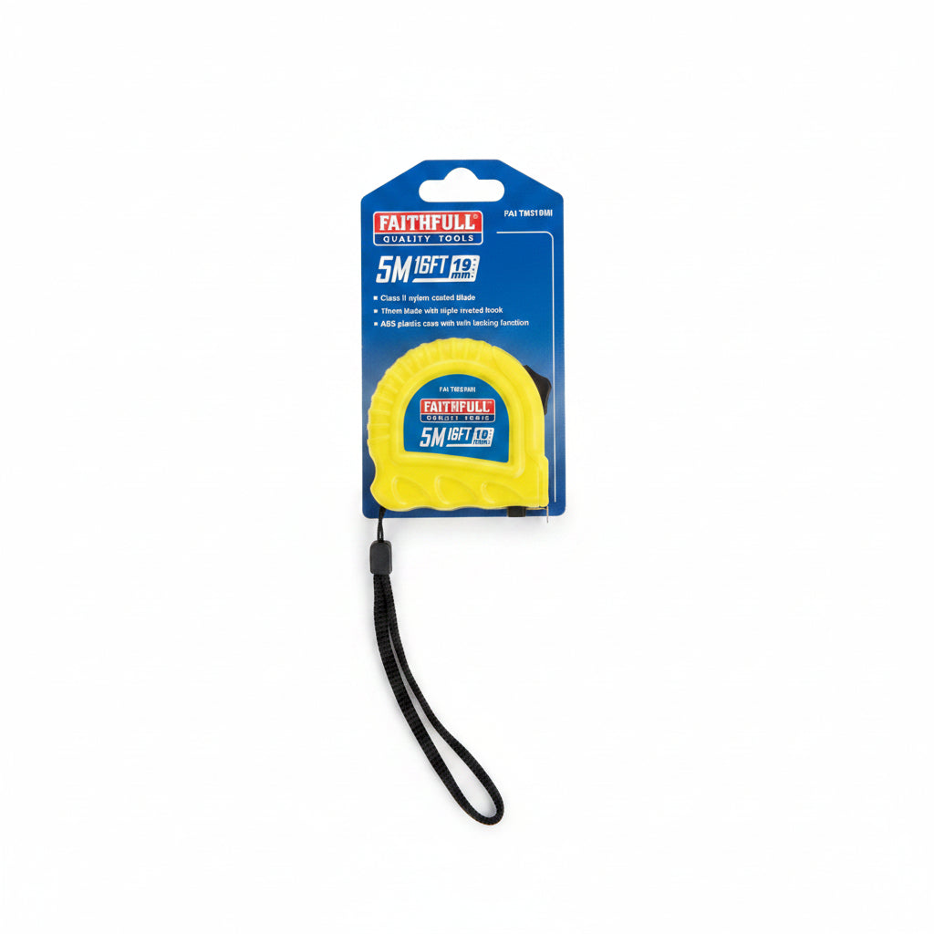 Faithfull Twin Lock Tape Measure 5m