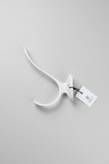 Hook double white