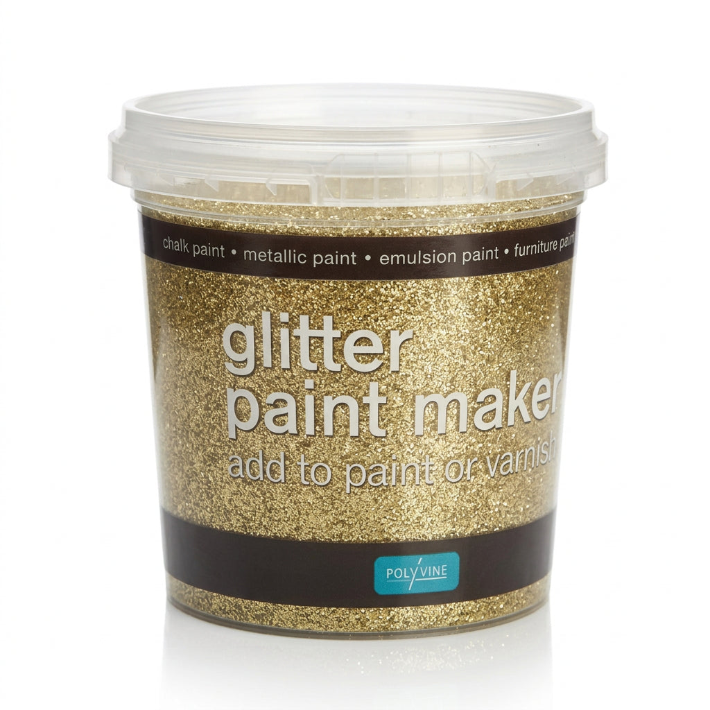 Polyvine Gold Glitter Paint Maker 75g