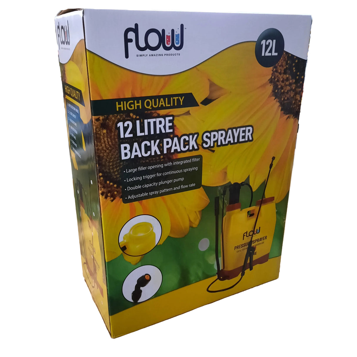 BACK PACK PRESSURE SPRAYER 12L