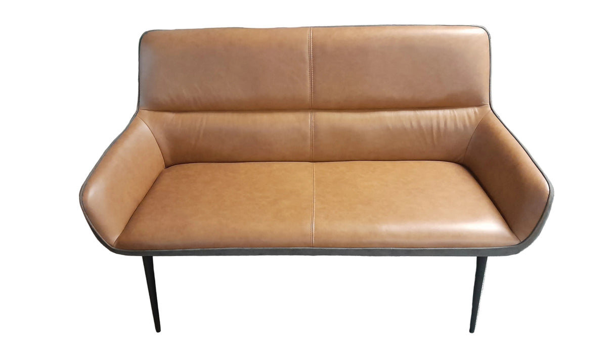 Rebecca Bench Cognac Leather