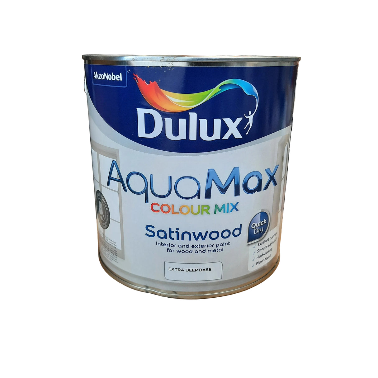 Dulux AquaMax Satinwood Extra Deep Base 2.5l