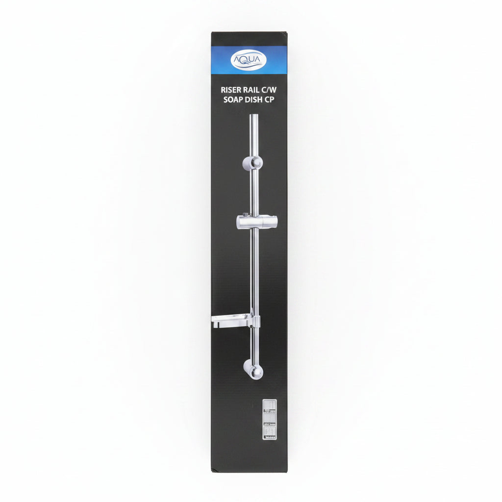 Riser Rail C/W Soap Dish CP