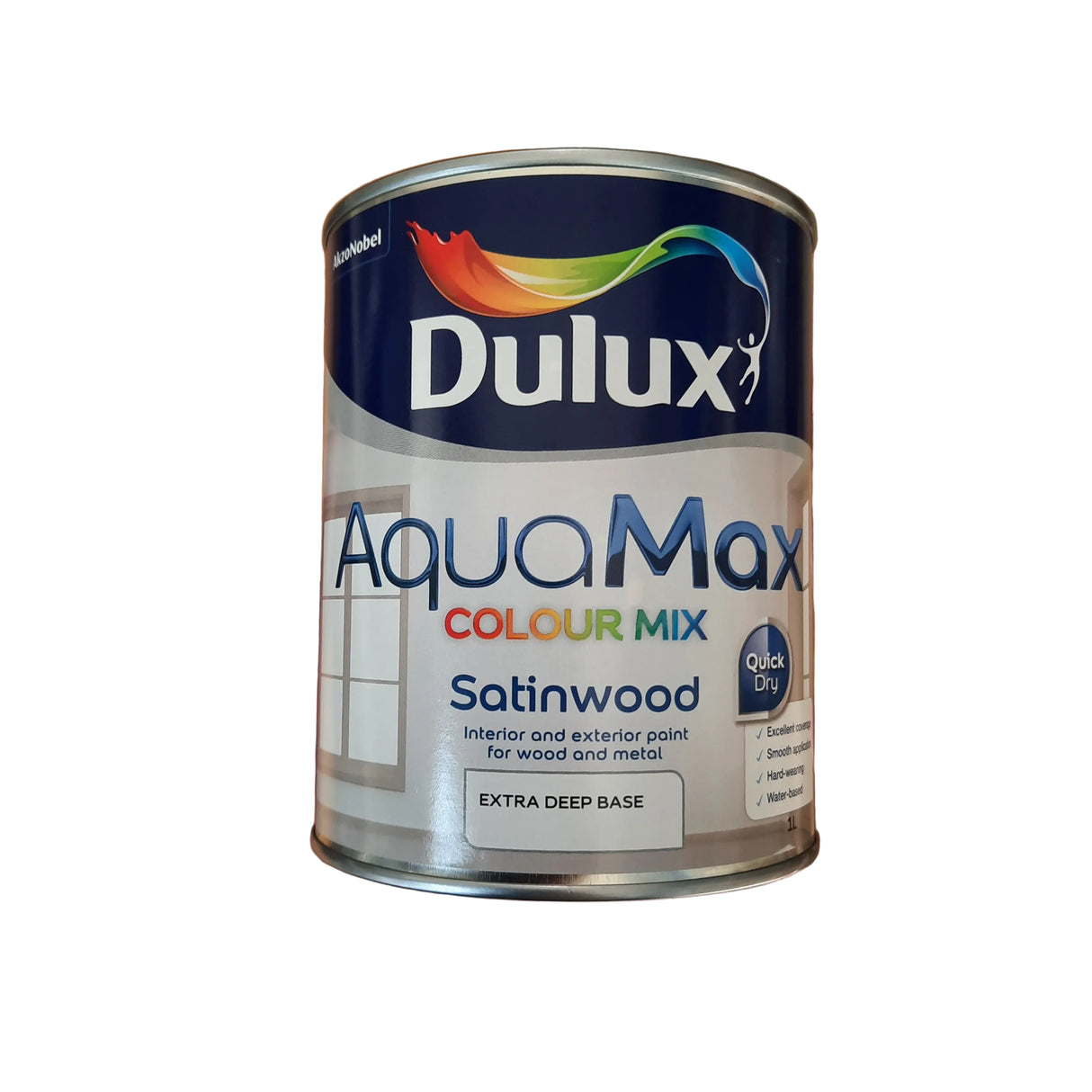 Dulux AquaMax Satinwood Extra Deep Base 1l