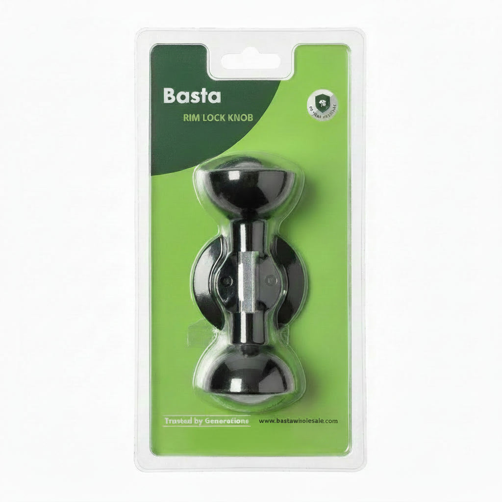 Basta Rimlock Knob Furniture Black