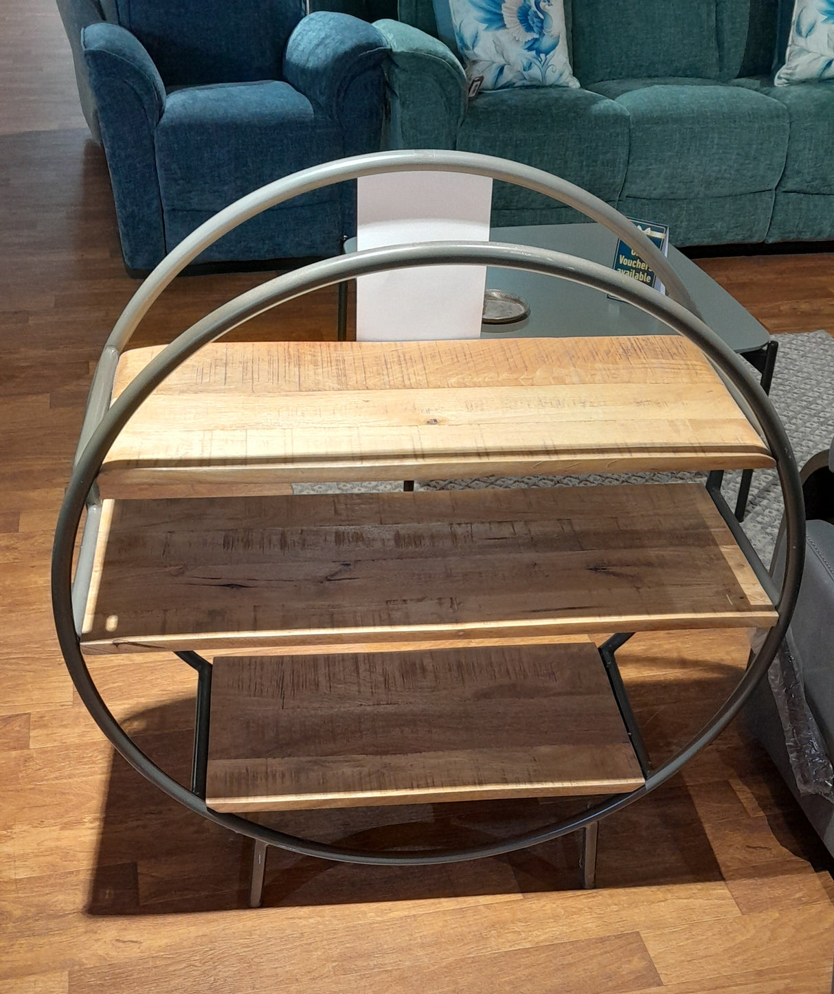 SAVANNAH BOOKCASE ROUND - Light