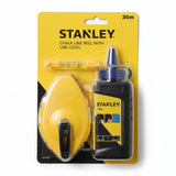 Stanley Chalk Line 30m Blue Chalk & Level