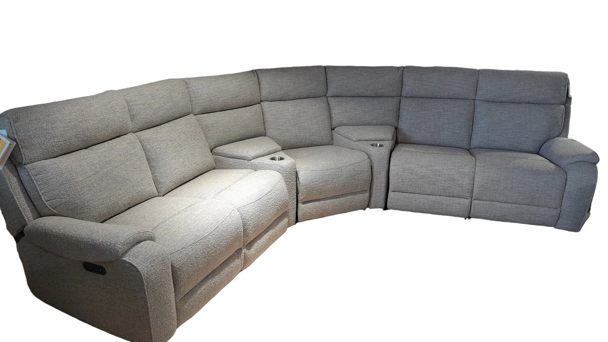 Athena Powered Corner Sofa - Grey
