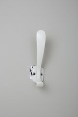 Hook double white