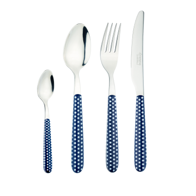 GREENWORK 24 PIECE CUTLERY SET POLKA