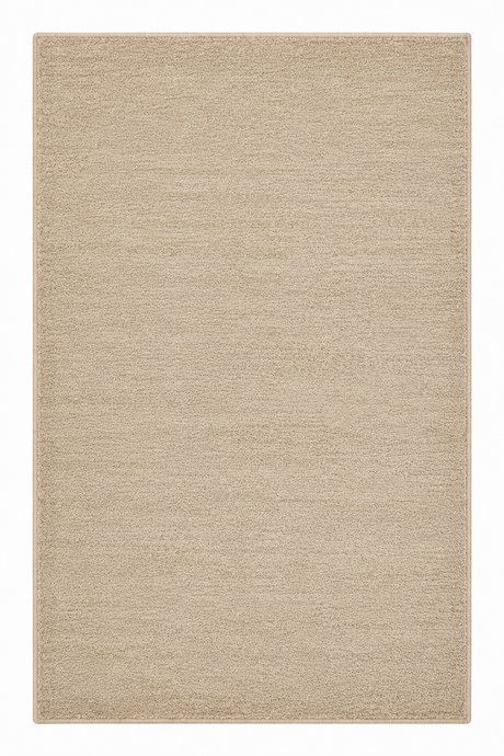 80 x 150cm sand coloured area rug for living rooms, bedrooms, hallways, and indoor spaces.