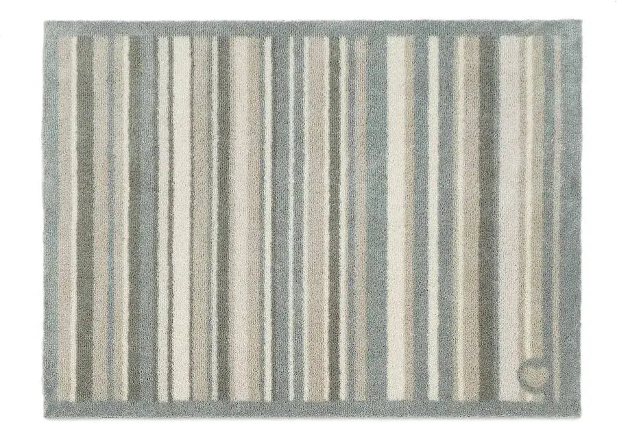 hug rug stripe SAGE GREEN 65 x 85